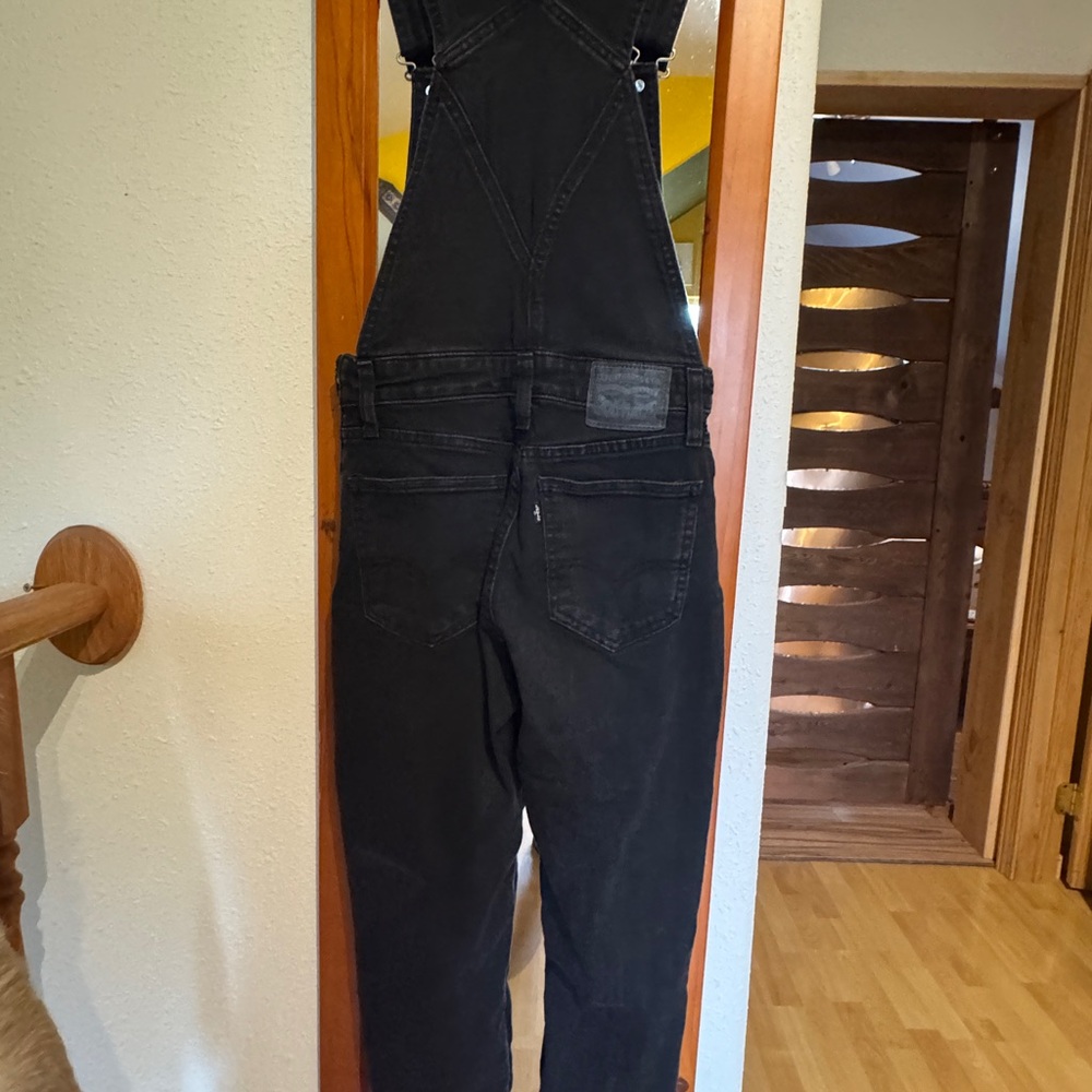Levi’s Black Denim Overalls - Picture 5 of 6